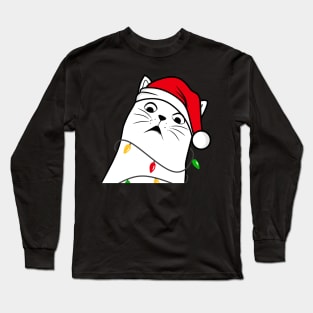 Cat Christmas Vacation Long Sleeve T-Shirt